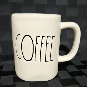 Black "M" Pre Artisan Collection Rae Dunn 'Coffee' Mug